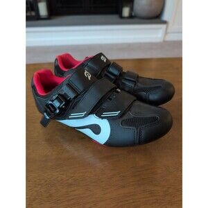 EUC Peloton cycling bike shoes with look delta cleats EU 39 US women's 8
